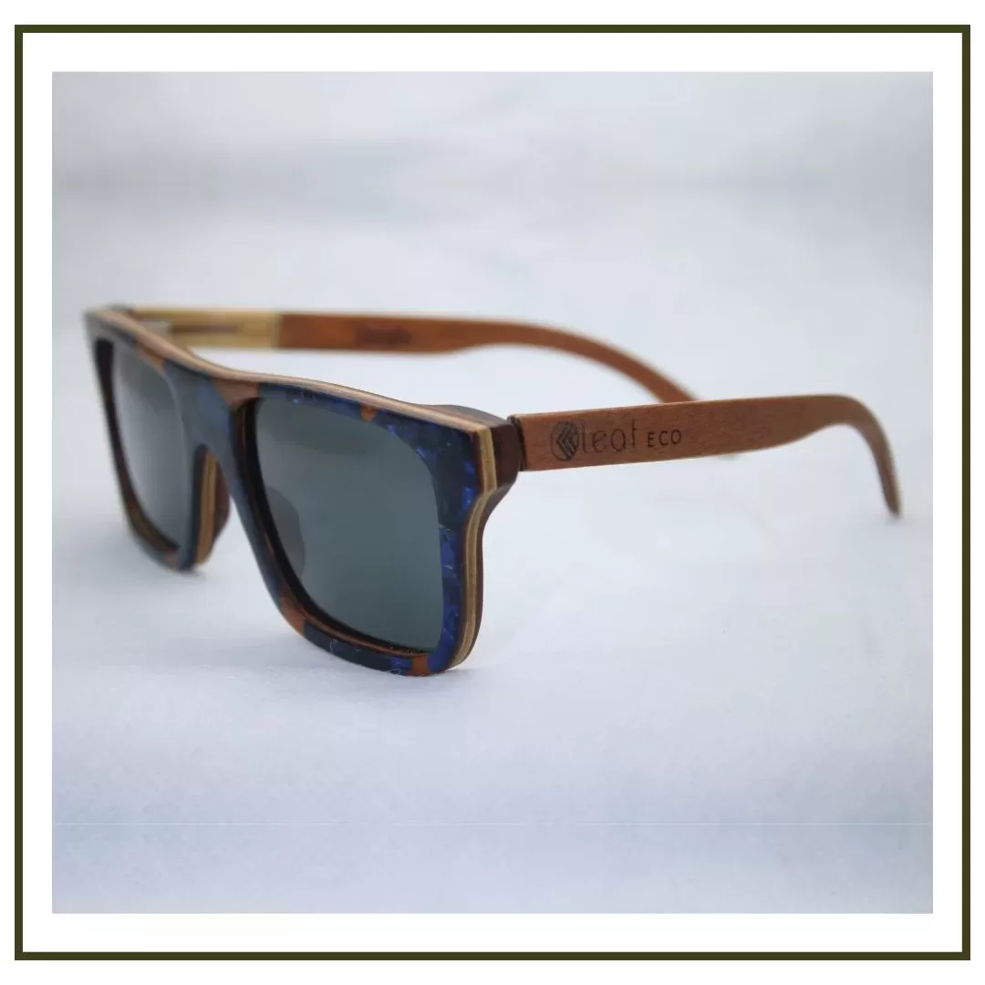 banner oculos de madeira quadrado leaf eco mobile
