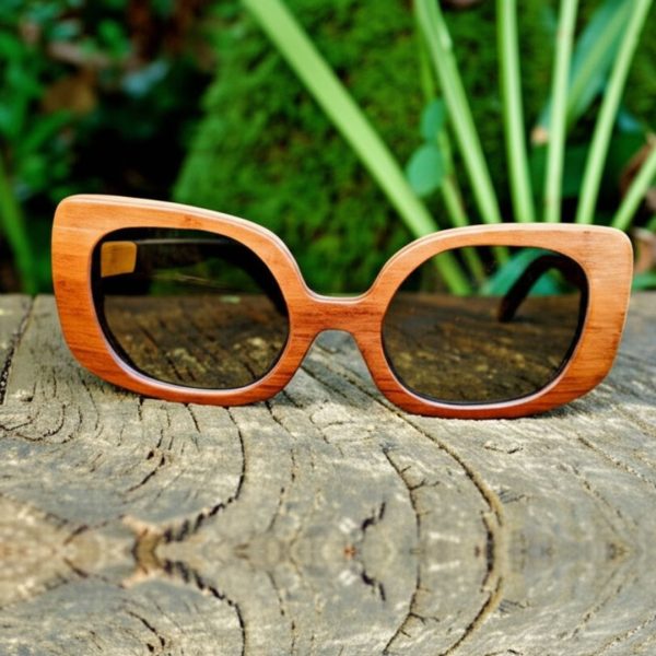 oculos de sol de madeira leaf eco bourbon muiracatiara